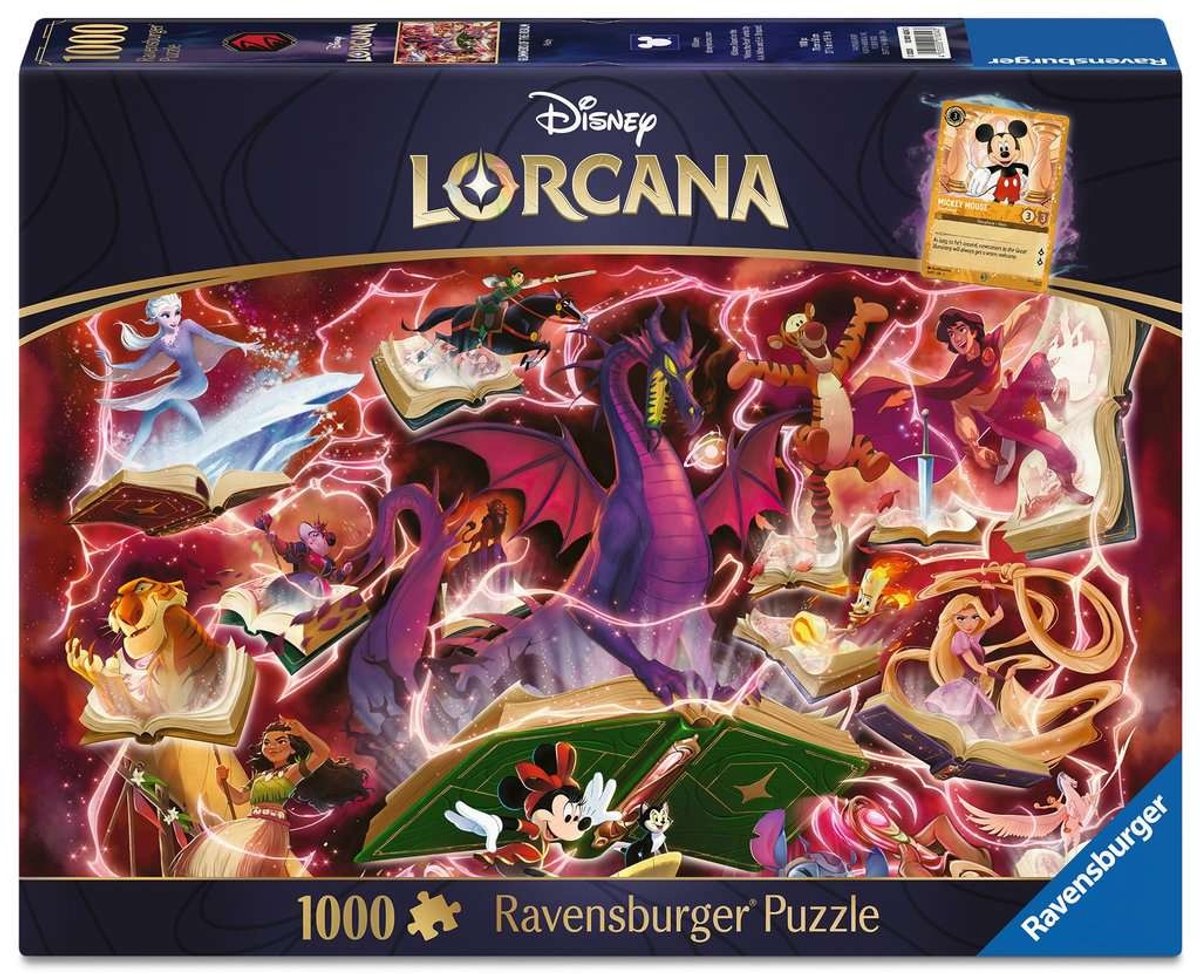 Ravensburger Puzzle Disney Lorcana Gimmers of the Realm: Ruby - 1000 Teile.
