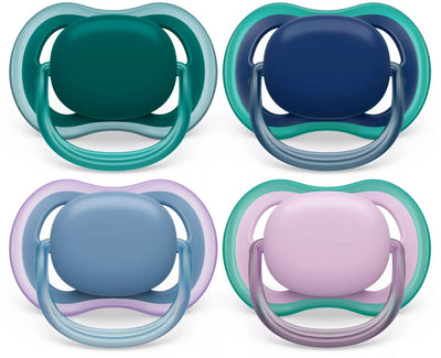 Philips Avent Avent Schnuller 6-18m Ultra Air Mix Blau Lila (2 Stück)