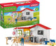 Schleich Farm World Spielfiguren-Set – Tierarztpraxis und Haustiere – Kinderspielzeug – ab 5 Jahren – 27 Teile – 42502