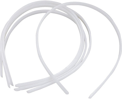 Creativ Company Haarbänder, B: 8 mm, weiß, 20 Stück 1 Box
