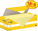 Post-it-Notizblock, 3 m, 655-cy, 76 x 127 mm, gelbe Vorteilspackung