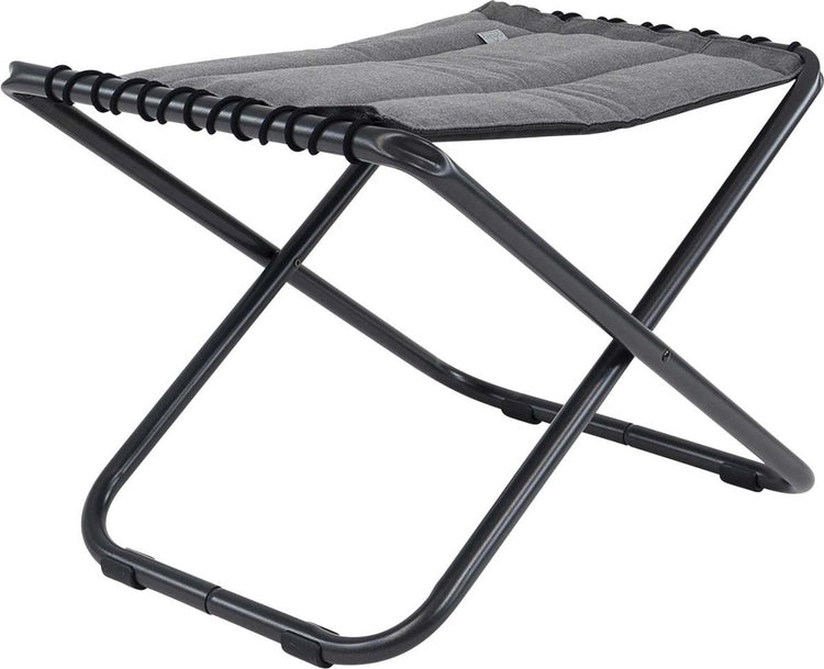 Crespo - Fußhocker für Liege - AP 306 - Tex-Comfort - Hellgrau