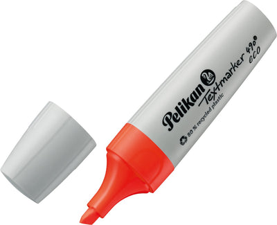 Pelikan Textmarker 490 - Öko-Textmarker - Rot - 10 Stück