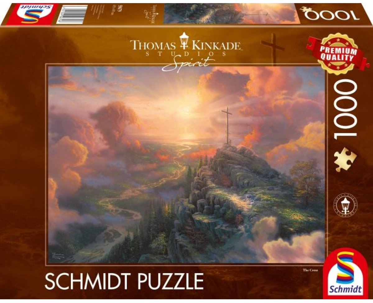 Schmidt Puzzle Thomas Kinkade Spirit The Cross 1000 Kunstwerke.