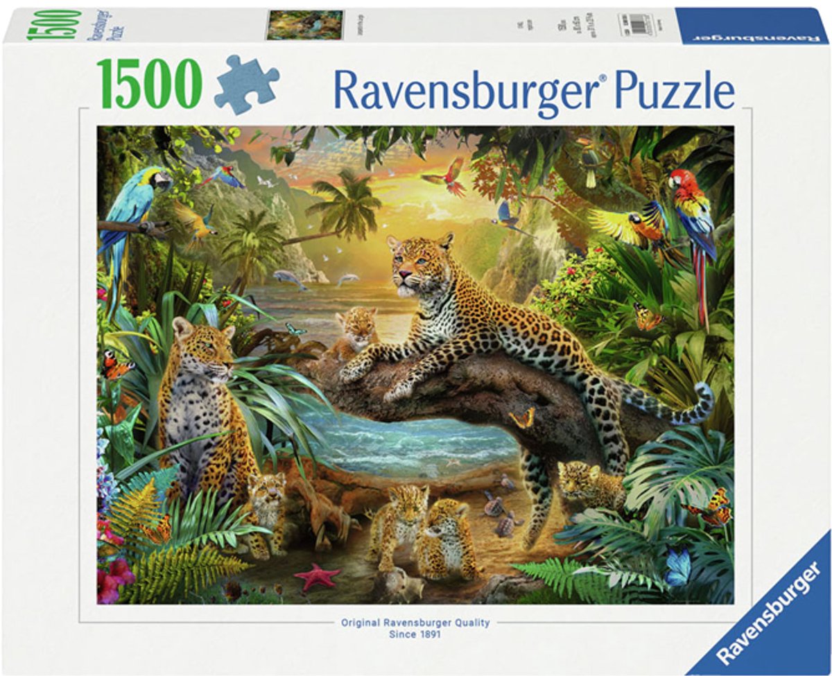 Ravensburger Dschungel Leoparden im Dschungel, 1500st.