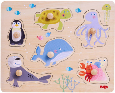Haba Puzzle [ab 1 Jahr] Einsteckpuzzle Meerestiere
