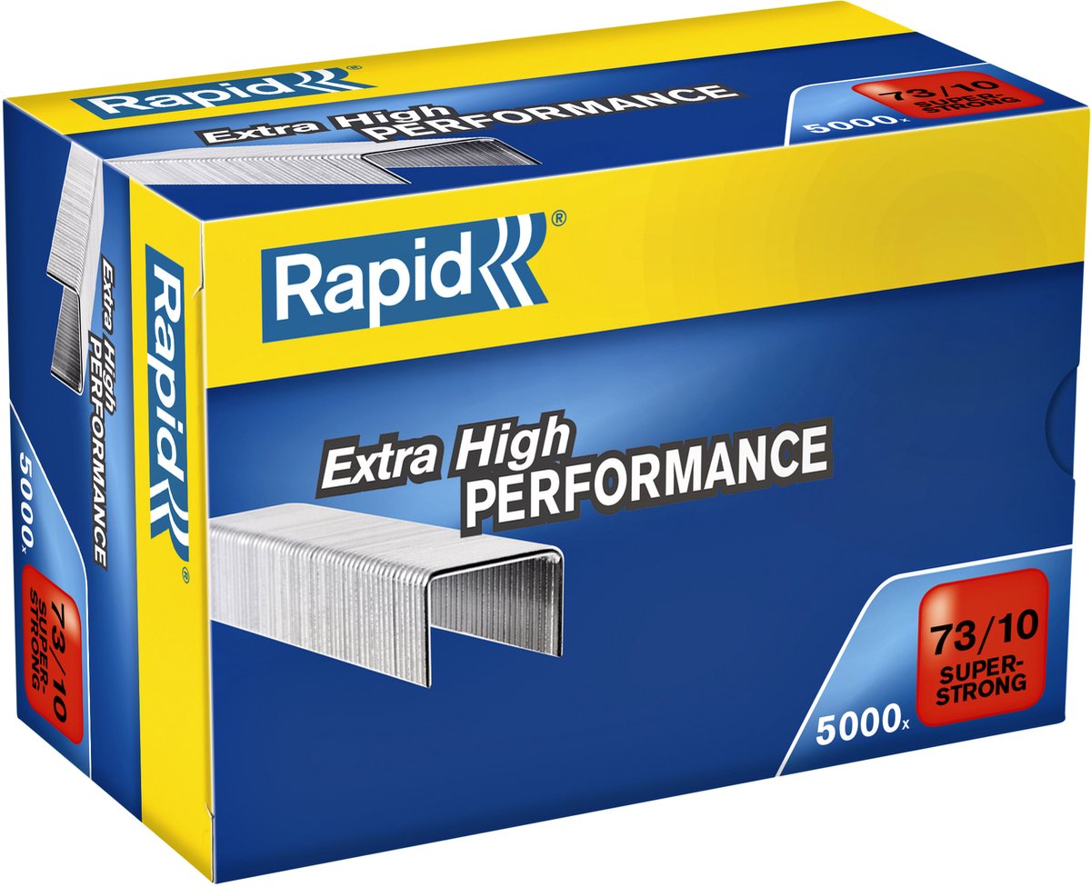Rapid Super Strong-Klammern Typ 73 – verzinkt – 10 mm – 5000 Stück