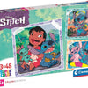 Clementoni Jigsaw Puzzle Super Color Square Stich, 3x48st.