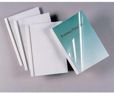 GBC Thermohülle A4 – 4 mm – transparent weiß – 100 Stück