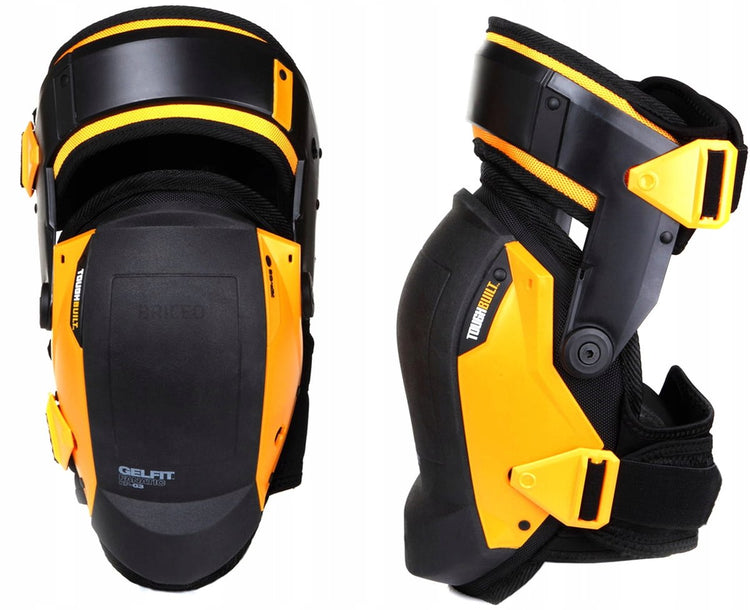 Toughbuilt Gelfit Fanatic-Serie – Gel-Knieschoner – ergonomische Passform – für Fliesen- und Wartungsarbeiten