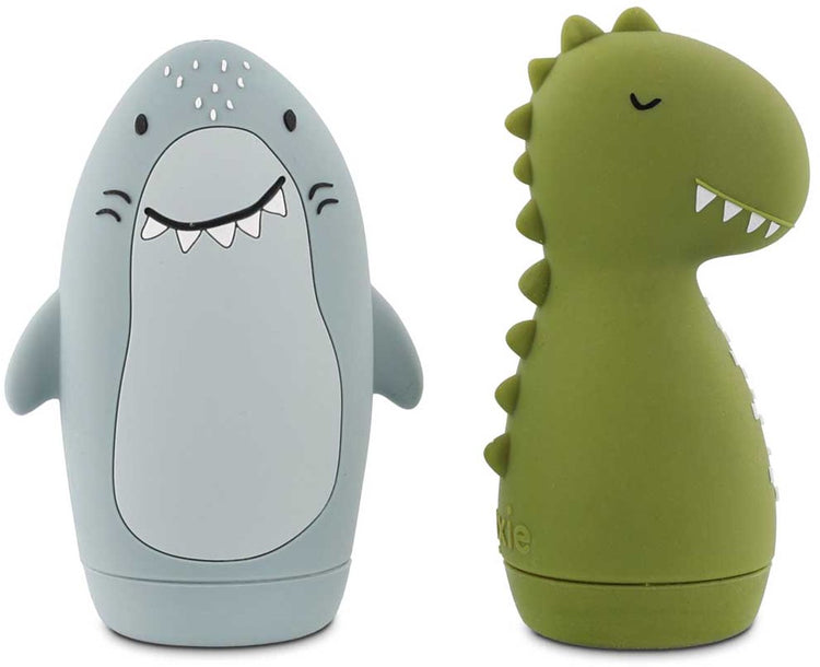 Trixie | Badespielzeug Spritztiere - mr. Dino - Herr. Hai-Beißring – Badespielzeug – ab 0 Monaten – leicht zu greifen