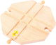 Bigjigs Holzschienen kreuzende Plateau