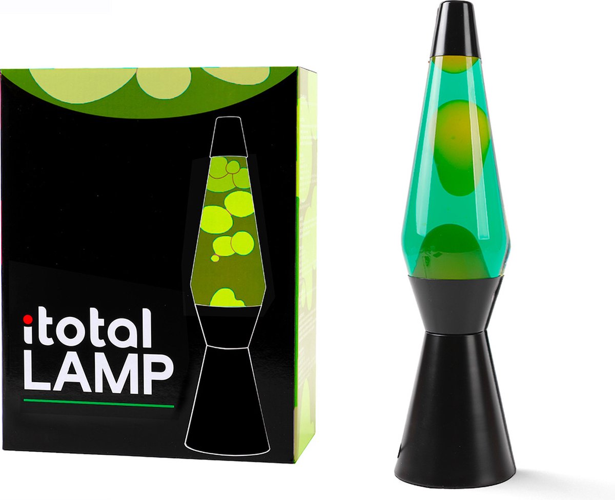 Lavalamp schwarzgrün, 40 cm