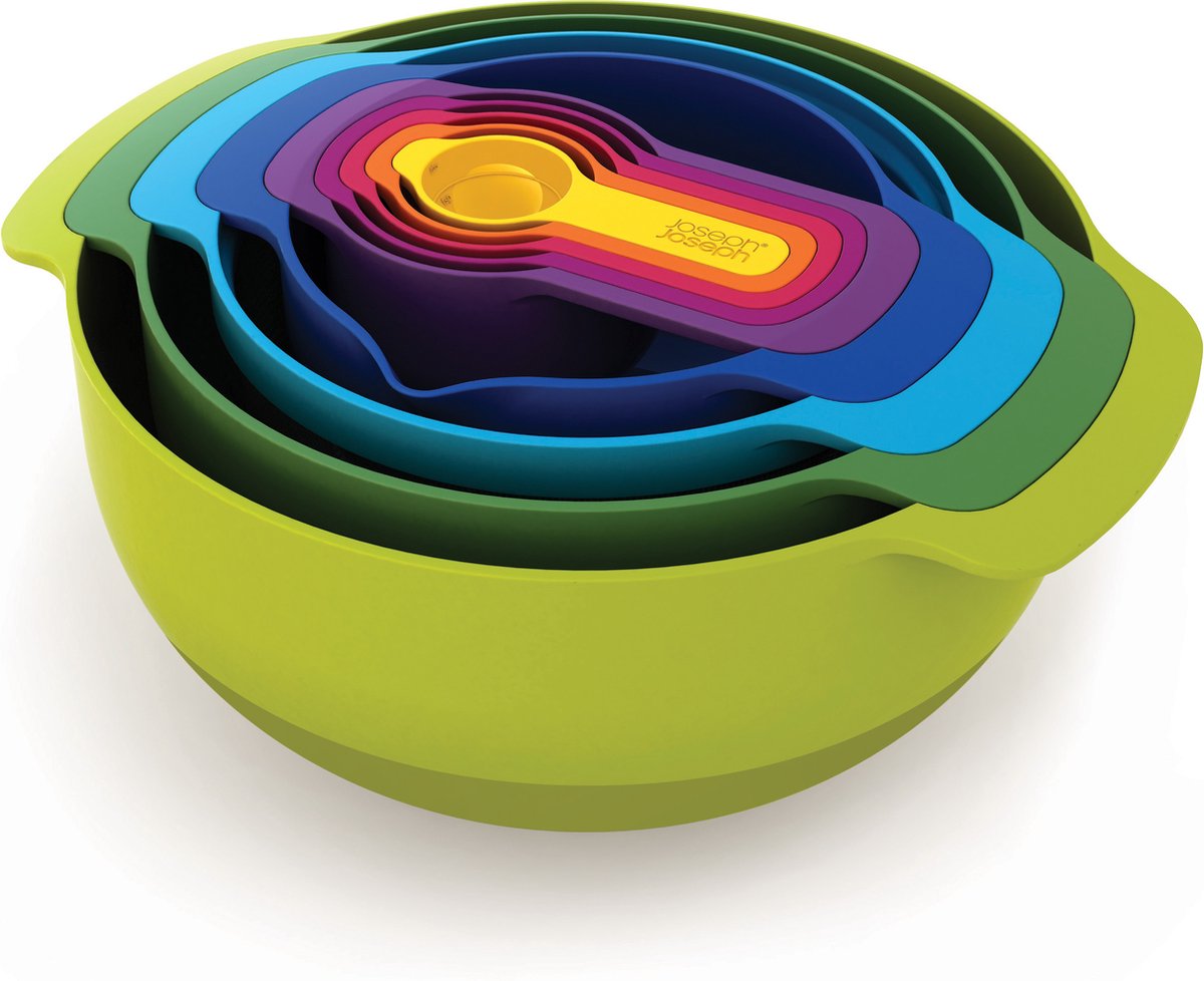 Joseph Joseph Schüsselset 9er Nest - multifunktional, sortiert -