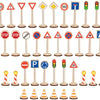 Goki Holz-Verkehrsschild-Set – 40-teilig.