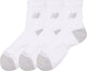 New Balance Active QTR Socken 3er-Pack Unisex-Sportsocken – Weiß