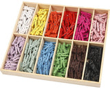 Mini -Kleidung farbig, 12x24st. - afbeelding 1