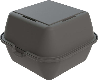 Koziol bio-circular - move Hamburger-Box-Set à 12 Stück - Bio-Circular-Kunststoff - Grau