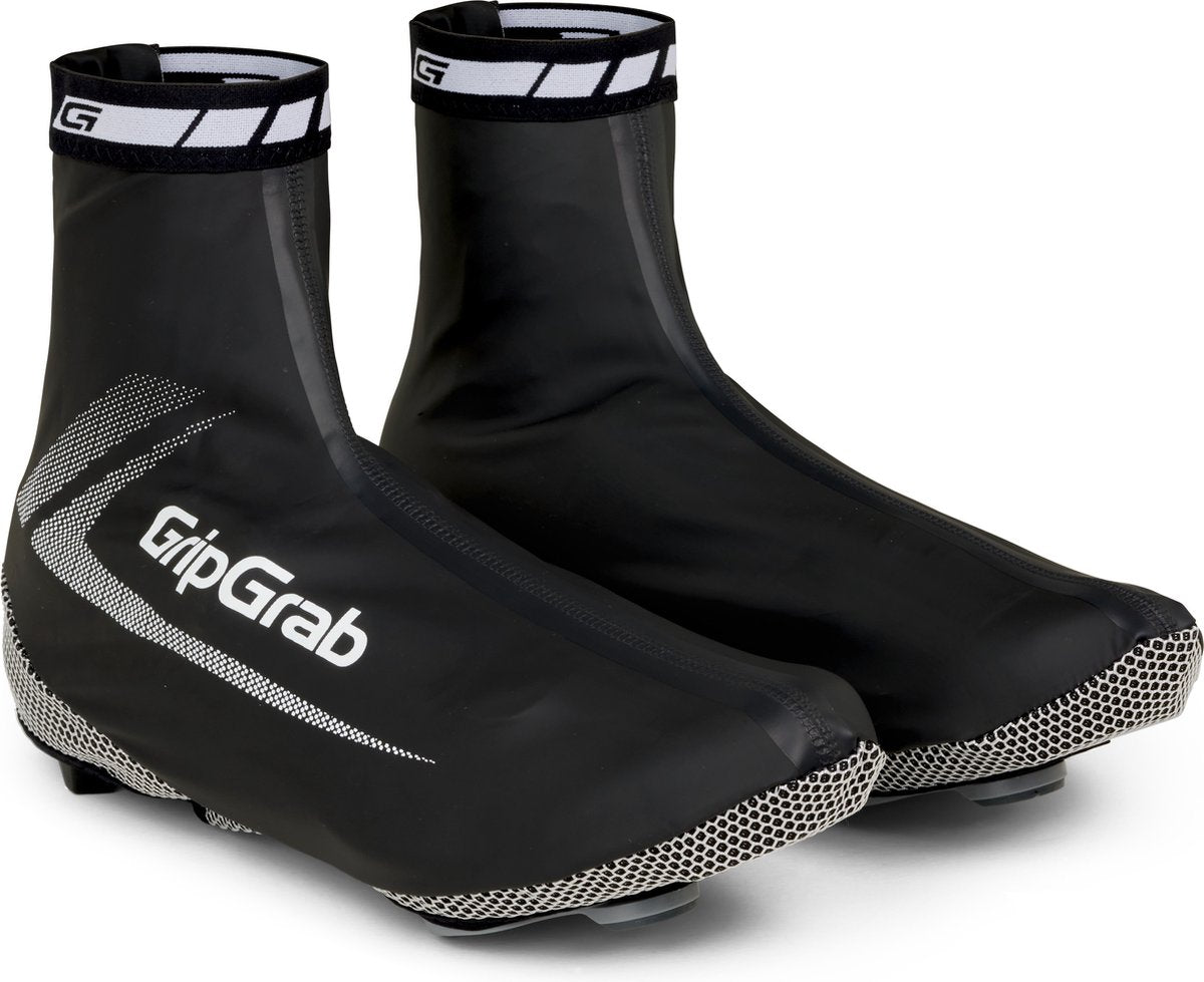 Gripgrab - Raceaqua wasserdichte Rennrad-Überschuhe Aero Cycling Regen Fahrrad-Überschuhe - Schwarz - Unisex - Größe M (40 41)