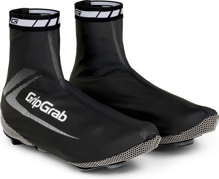 Gripgrab - Raceaqua wasserdichte Rennrad-Überschuhe Aero Cycling Regen Fahrrad-Überschuhe - Schwarz - Unisex - Größe M (40 41)
