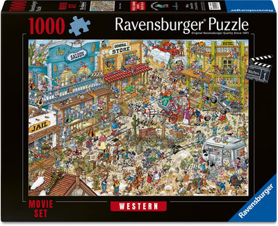 Ravensburger Puzzle Filmset Western - 1000 Teile.
