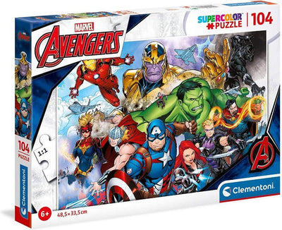 Clementoni Jigsaw Puzzle Super Color Avengers, 104st.