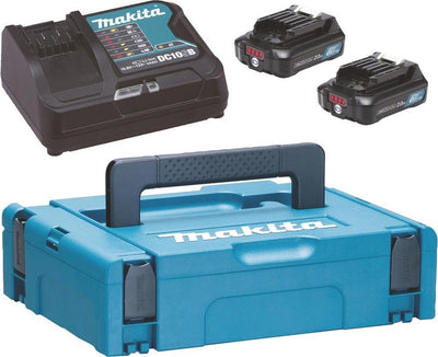 Makita Zubehör Starterset DC10SB + 2x BL1021B | im M-Box-Gehäuse - 197658-5
