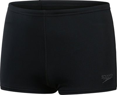 Speedo Endurance+ Aquashort Jungen Sport-Badehose – Schwarz