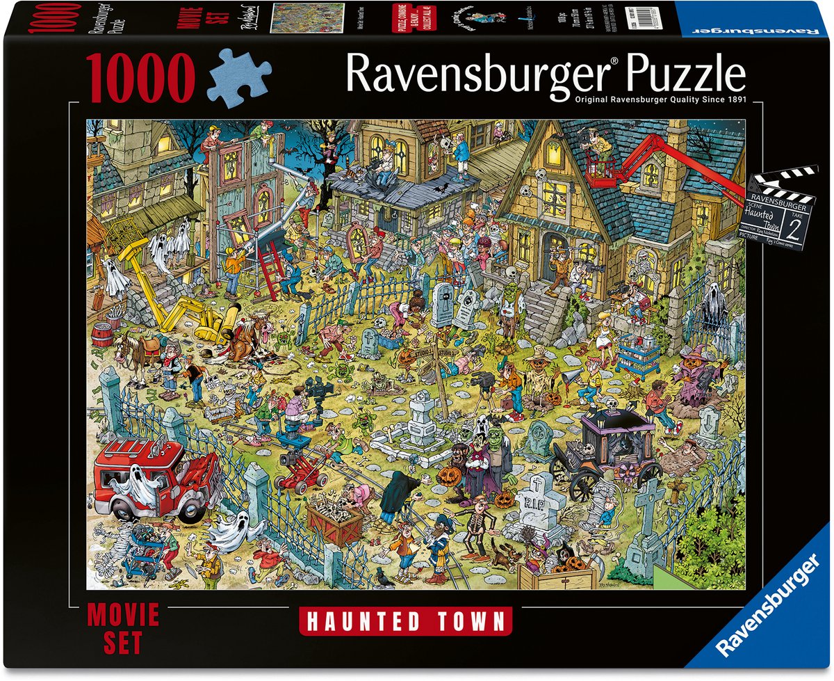 Ravensburger Puzzle Filmset Geisterstadt - 1000 Teile.