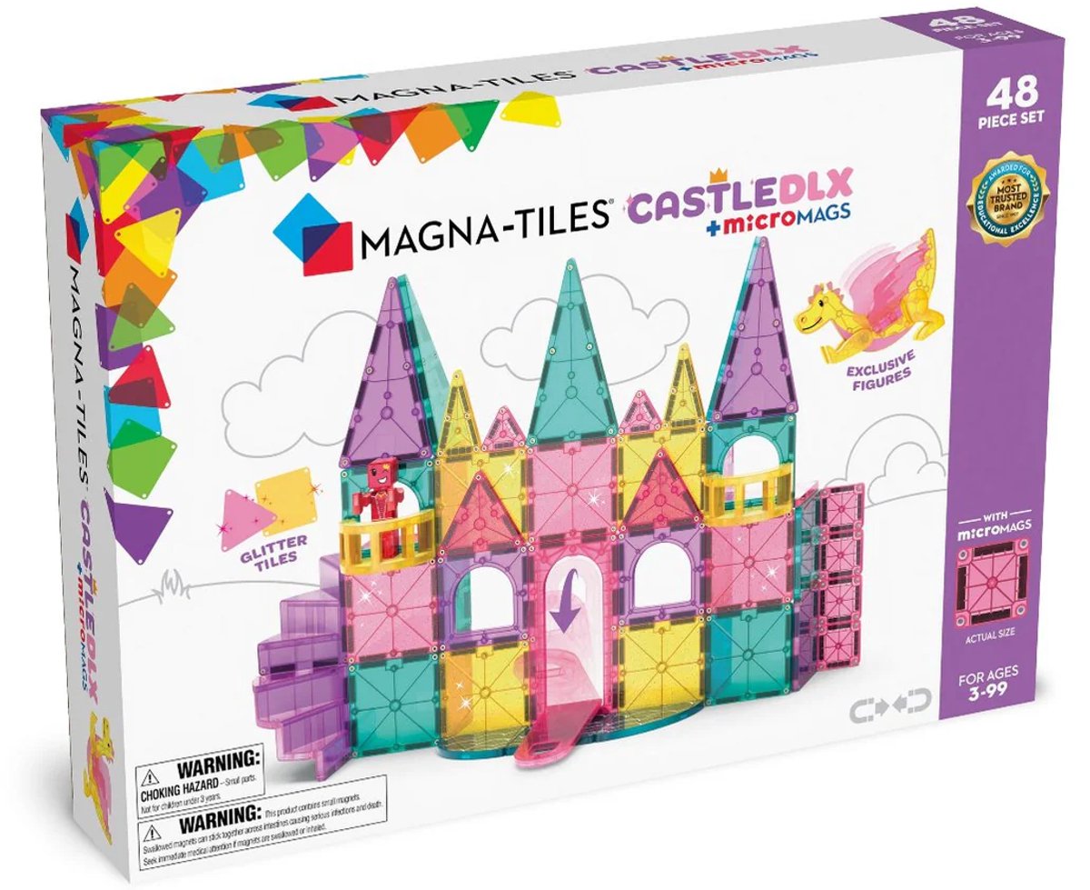 Magna-Fliesen | Castle DLX 48-teiliges Set