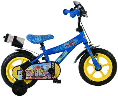 Volare Paw Patrol – Rubble Crew Kinderfahrrad – Jungen – Mag-Räder – 12 Zoll – Blau