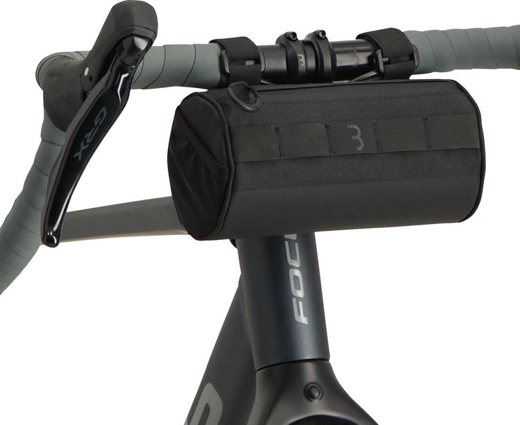 BBB Fahrradlenkertasche Rennrad Gravelbike 1,5 Liter – wasserdichter Reißverschluss – abnehmbare Lenkertasche Fahrrad – Bikepacking-Taschen – Barrelpack BSB-151M