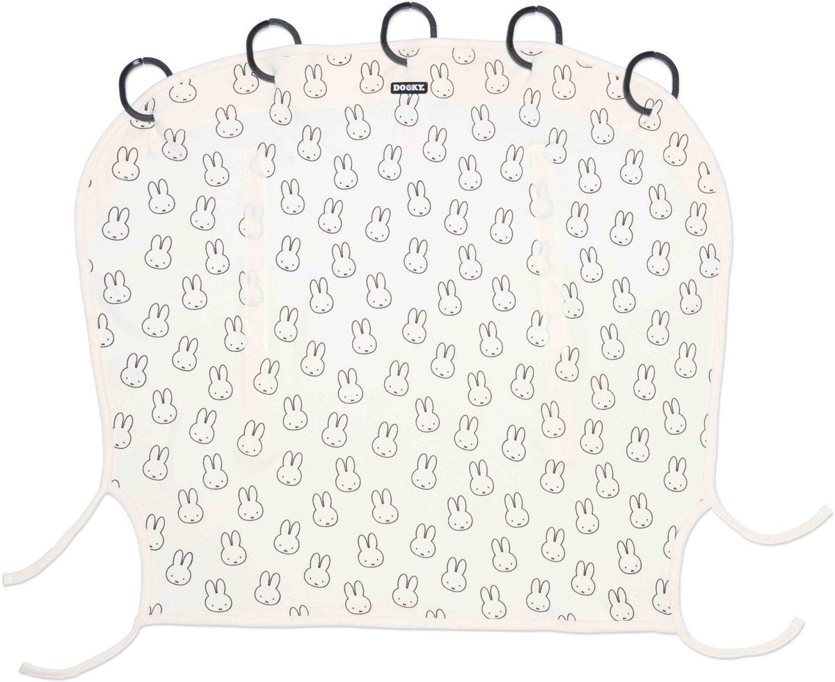 Dooky® Dooky Miffy Universalbezug Sonnenschutz-Kinderwagen – UV-Schutz für Ihr Kind – Sonnentuch-Buggy