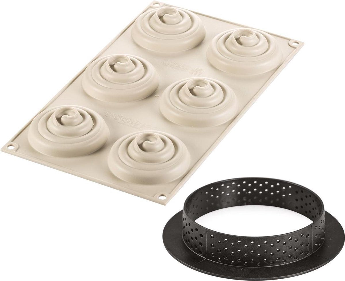 Silikomart Kit Mini-Tarte-Twist-Set 6