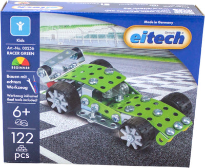 Eitech® Baukasten – DTM Racer Green – 122-teilig – Metallbausatz mit Werkzeug – Konstruktionsspielzeug – ab 6 Jahren