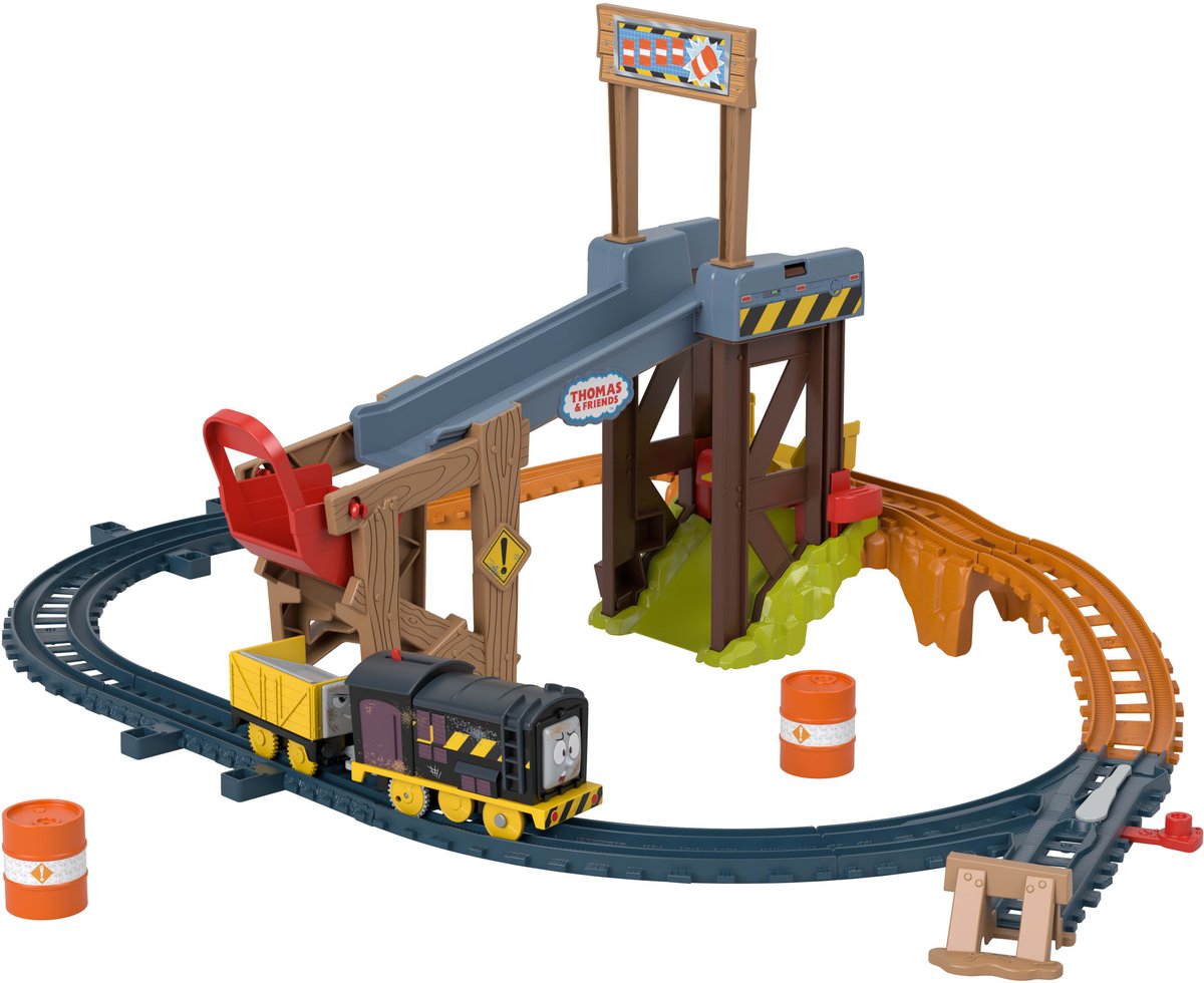 Mattel Toys – Thomas Friends Diesel Lift Load Bauset Zug.