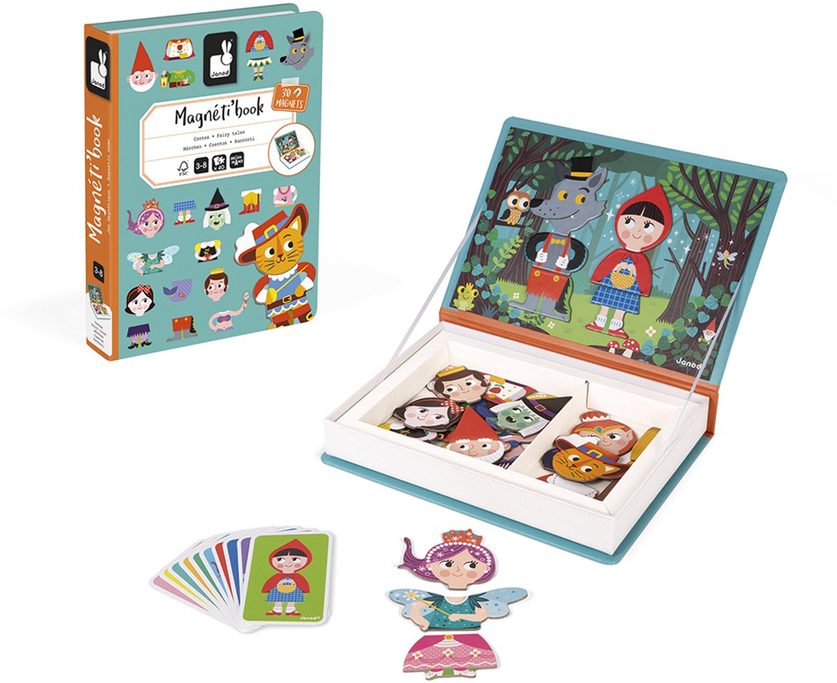 Janod - Magnetibook - Märchen - Magnetbuch-Spielset