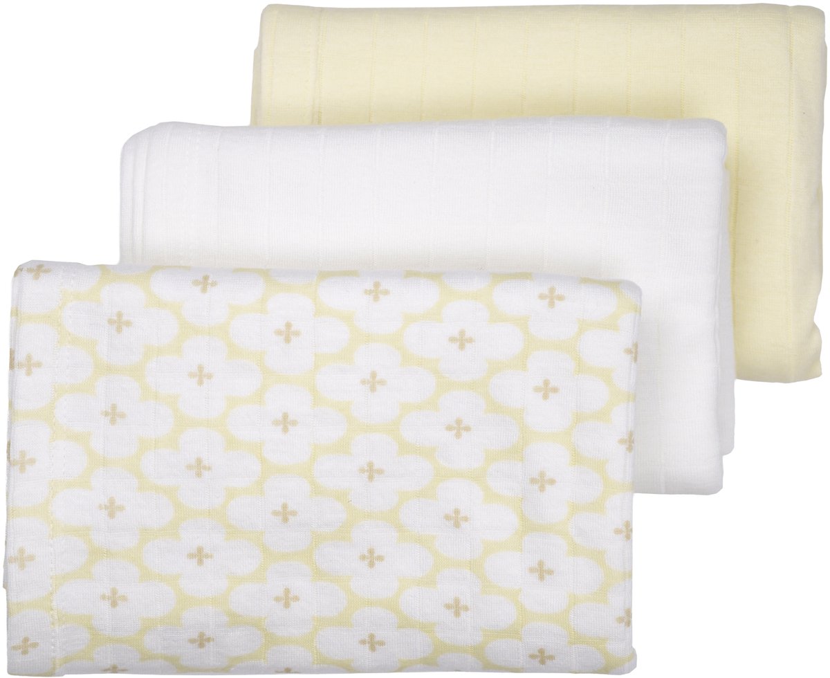 Lodger Pucktuch – 3 Stück – 70 x 70 cm – Matcha-Butter