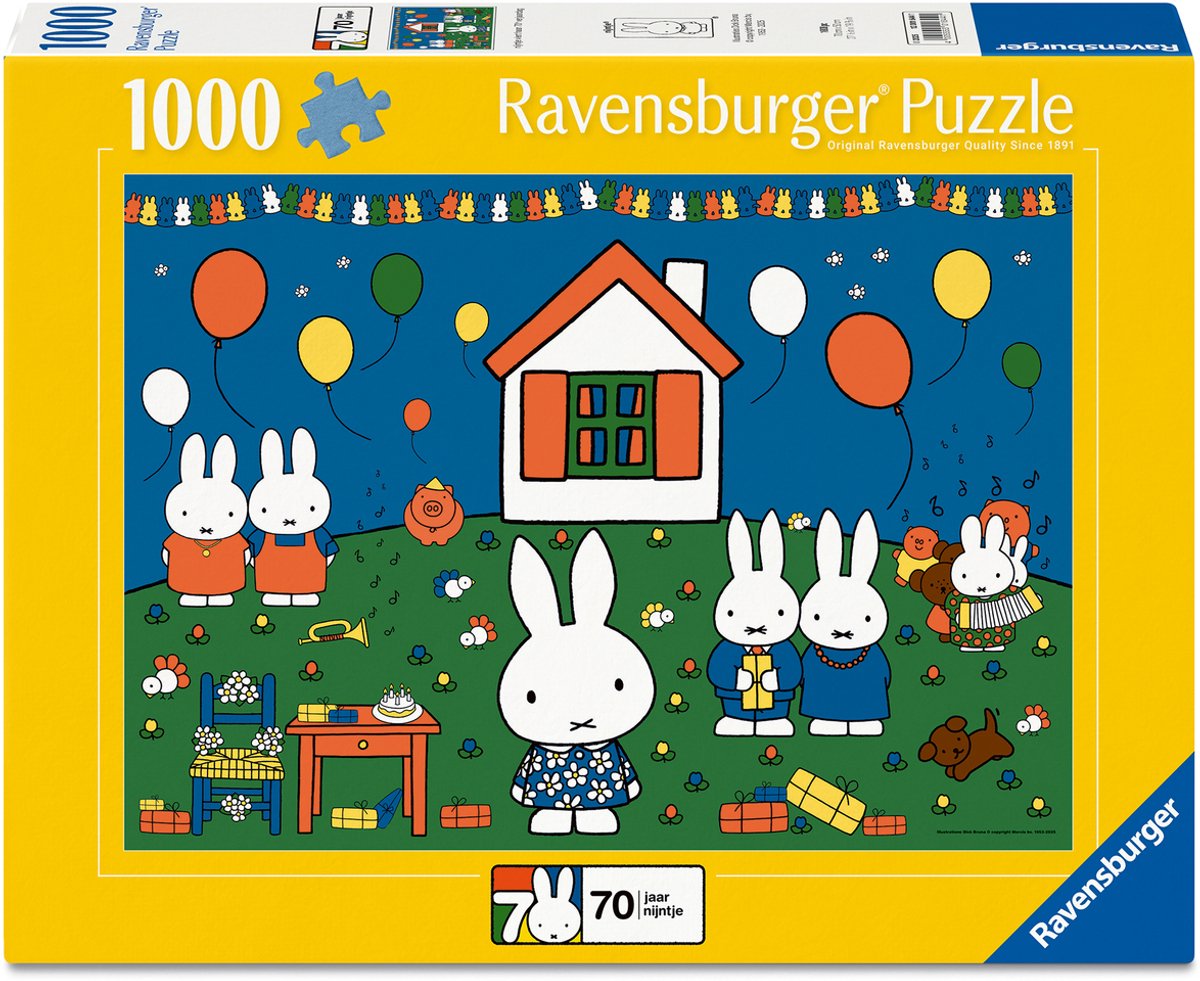 Ravensburger Jigsaw Puzzle Miffy 70 Jahre, 1000st.