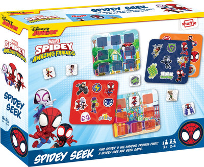 Shuffle Spidey Amazing Friends – Spidey Seek, Brettspiel, Matching, 3 Jahre, Familienspiel