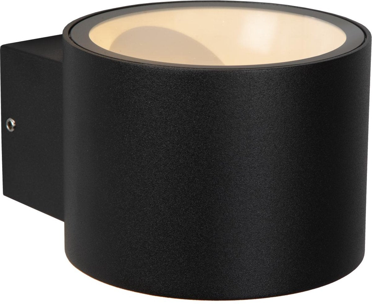 Lucide Oxford - Innen-Außenwandleuchte - 1xG9 - IP54 - Schwarz