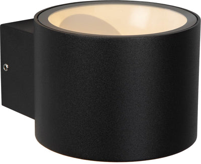 Lucide Oxford - Innen-Außenwandleuchte - 1xG9 - IP54 - Schwarz