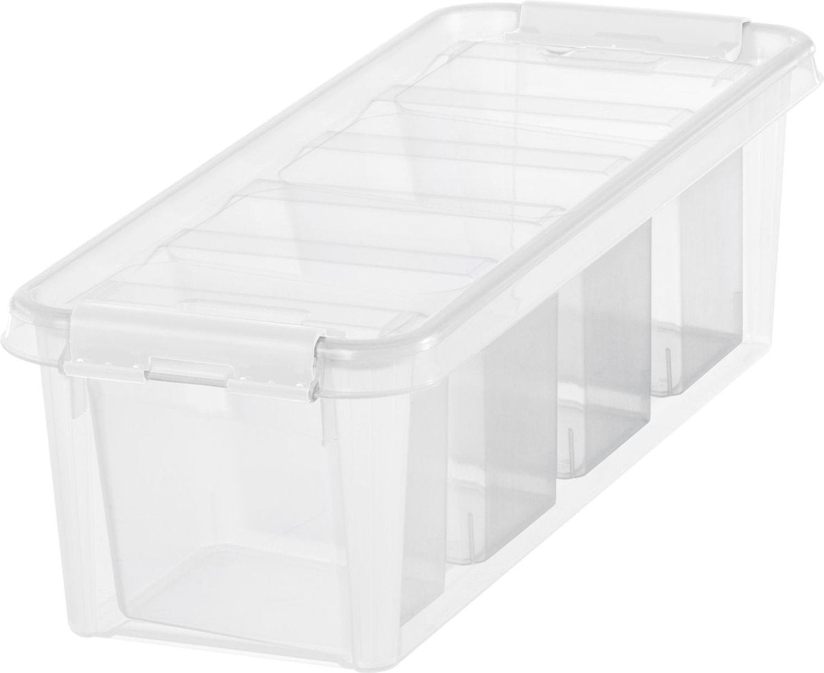 Smartstore - Classic 04 Aufbewahrungsbox 3,5 Liter mit Trennwand - Polypropylen - transparent