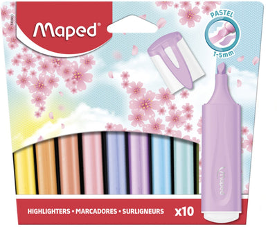 Maped Office Maped 740903, 10 Stück, Keilspitze, 1 mm, 5 mm, Tinte auf Wasserbasis