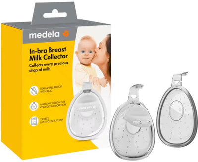 Medela In-BH-Muttermilchsammler – sammelt Muttermilch – diskret im BH – anatomische Form – weiches Silikon