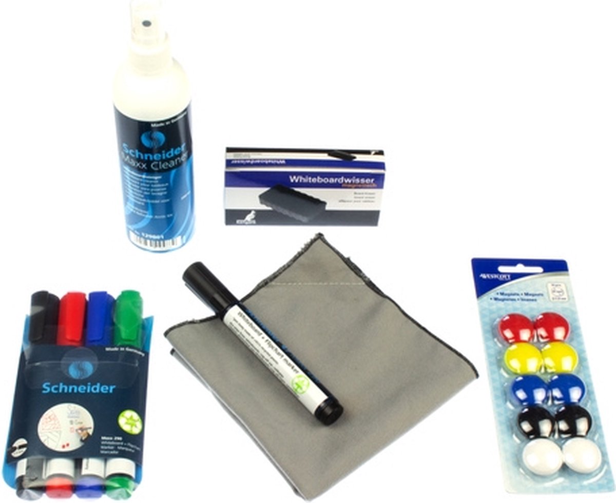 Kangaro Whiteboard-Set – 18-teilig – k-n5000