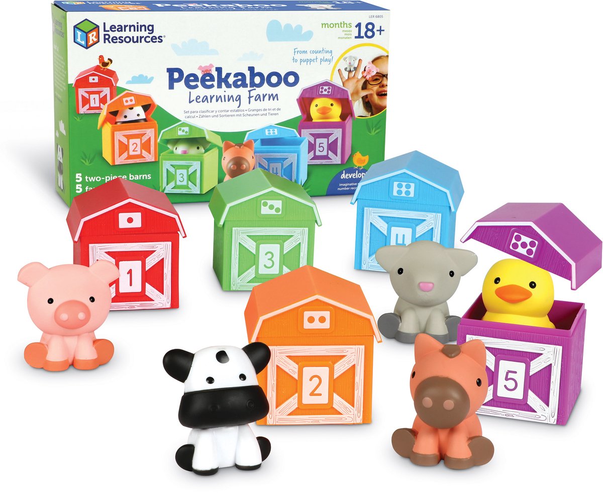 Lernressourcen Peekaboo Lernset Bauernhof – ab 18 Monaten