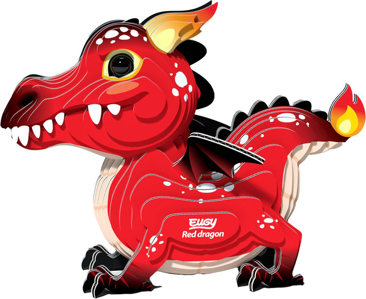 Eugy 3D-Puzzle – Drache – Fantasy-Figuren – langlebig – alle sammeln – 6 Jahre