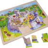 Playwood Holzpuzzle Schloss - 41 Teile.
