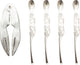 Point-virgule 5-teiliges Set aus Hummergabeln und Hummerzangen aus Edelstahl 13,5x5,3x1cm